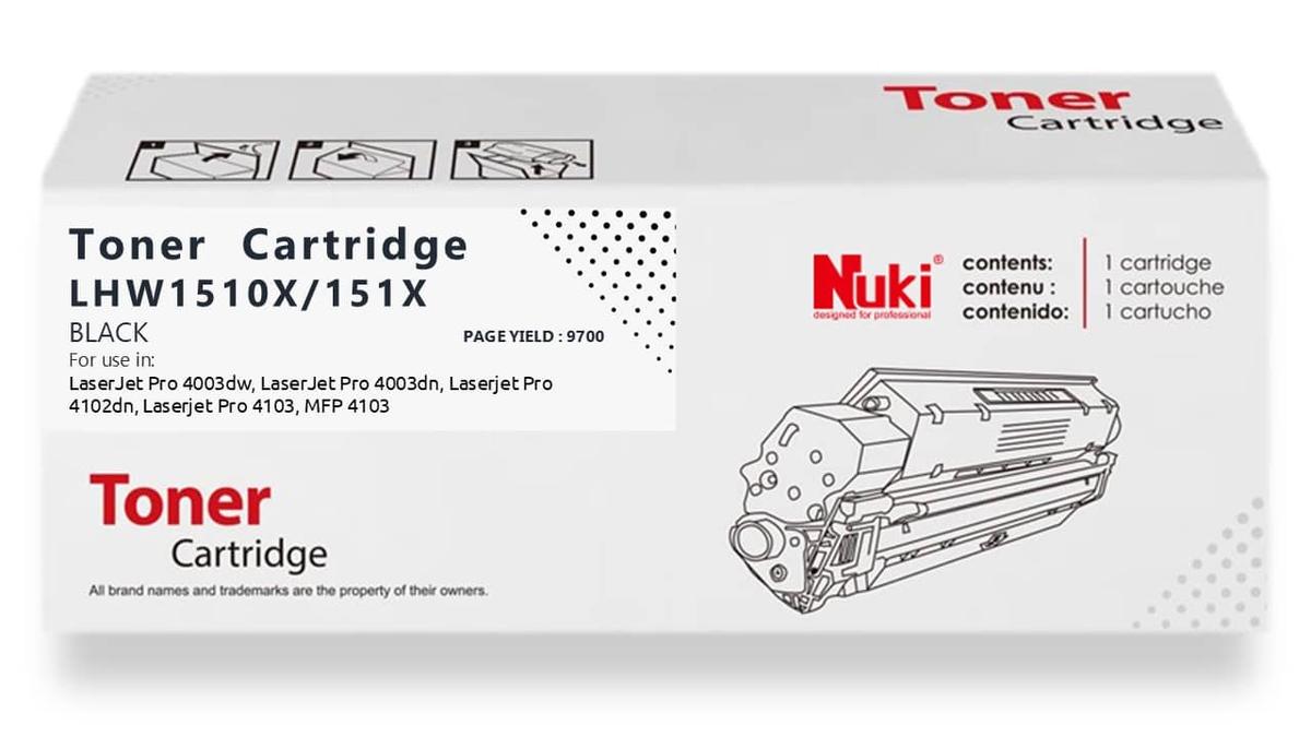 W1510X (151X) HP Remanufactured Black Toner